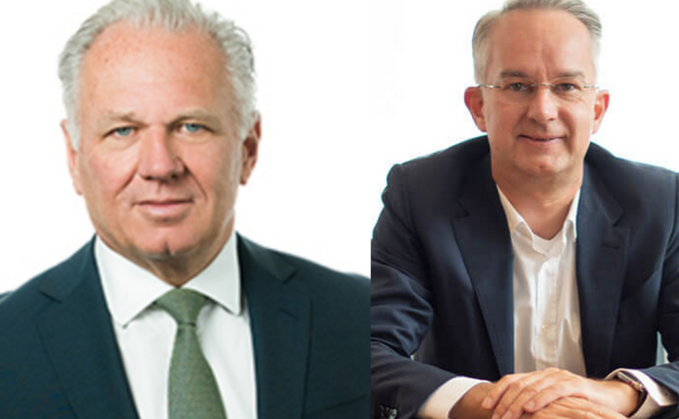 Klaus Weinmann (re.), Ex-Cancom-CEO, greift Computacenter-CEO Mike Norris scharf an.